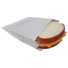 Sandwich Bags 6" X 1" X 7.5", Regular, Greaseproof, White