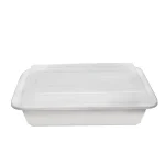 Alternative view of PP LR-38W Rectangle Combo Microwave Container (White) LR